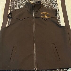 Yellowstone Dutton Ranch Black Vest